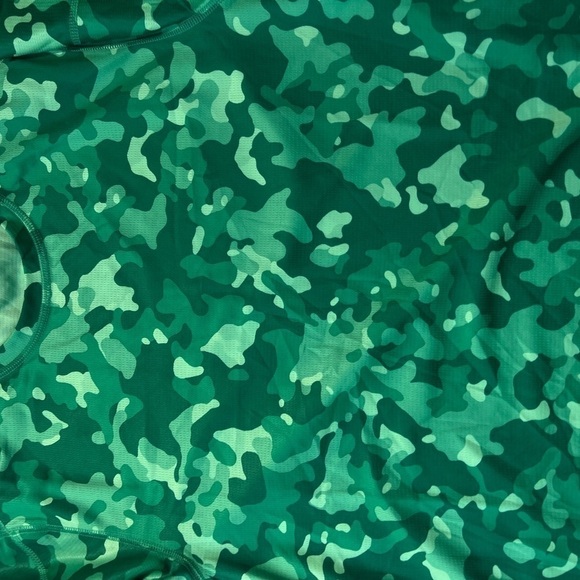 New ID IDEOLOGY Men's Birdseye Printed Training T-Shirt bold emerald S - Picture 4 of 4